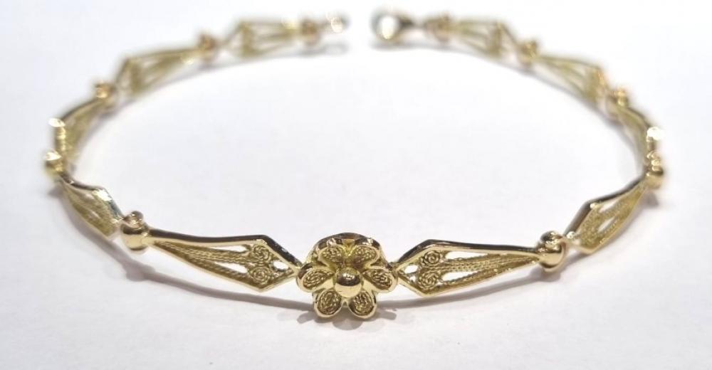 Bracciale filigrana in oro
